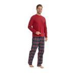 U.S. Polo Assn. Erkek Ekoseli Yuvarlak Yaka Pijama Takımı 11025K.Z1.Et8.Ag.8.Rou5.P1.023Tkjrdn