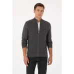 U.s. Polo Assn. Erkek Gri Hırka (Triko) 50315024-VR024 - 2XL