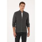 U.s. Polo Assn. Erkek Gri Hırka Triko 50315024-vr024 Grı