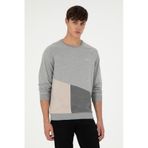 U.s. Polo Assn. Erkek Gri Melanj Sweatshirt 50293405-vr109 GRİ MELANJ Gri