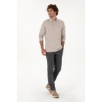 U.s. Polo Assn. Erkek Gri Pantolon (Kanvas-Chino) 50316831-VR024 - 32 - Gri - 006 - 29