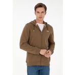 U.S. Polo Assn. Erkek Haki Hırka (Örme) 50293146-VR027