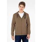 U.S. Polo Assn. Erkek Haki Hırka (Örme) 50295147-VR027 - 2XL - Haki - 289