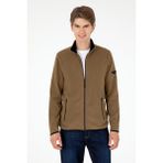 U.S. Polo Assn. Erkek Haki Hırka (Örme) 50298066-VR027