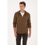 U.s. Polo Assn. Erkek Haki Hırka (Örme) 50313719-VR027 - Haki-289 - XL
