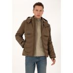 U.S. Polo Assn. Erkek Haki Mont 50311636-VR027 Trend Düz Yaka Kolsuz Günlük Kullanım İçin - Haki-289 - 58