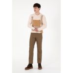 U.s. Polo Assn. Erkek Haki Pantolon Kanvas-chino 50291178-vr027 Haki