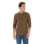 U.S. Polo Assn. Erkek Haki Sweatshirt 50289058-VR027, Yeşil, XL