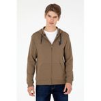 U.s. Polo Assn. Erkek Haki Sweatshirt 50295147-vr027 Haki