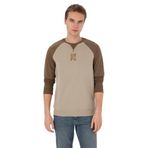 U.S. Polo Assn. Erkek Haki Sweatshirt 50315420-VR027
