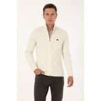 U.s. Polo Assn. Erkek Hırka Triko 50315024-vr256 İnci