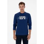 U.S. Polo Assn. Erkek İndigo Sweatshirt 50315570-VR028