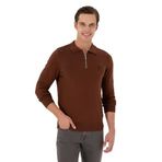U.S. Polo Assn. Erkek Kahverengi Kazak/triko 50297066-VR158, L