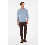 U.S. Polo Assn. Erkek Kahverengi Slim Fit Kanvas Pantolon 50297545-vr029