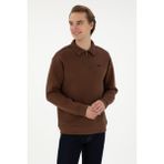 U.S. Polo Assn. Erkek Kahverengi Sweatshirt 50298265-VR029