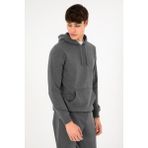 U.S. Polo Assn. Erkek Kapüşonlu Antrasit Melanj Basic Şardonlu Sweatshirt 50295176-VR081 - XL