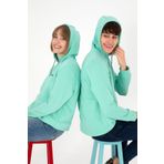 U.S. Polo Assn. Erkek Kapüşonlu Mint Basic Şardonlu Sweatshirt 50295176-vr090