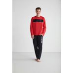 U.S. Polo Assn. - Erkek Kırmızı Yuvarlak Yaka Pijama Takımı 18721