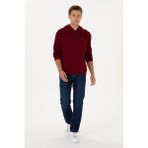 U.S. Polo Assn. Erkek Koyu Mavi Straight Fit Jean Pantolon 50316572-DN0023 - Dark Blue - 33 - 29