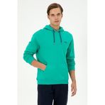 U.S. Polo Assn. Erkek Koyu Mint Sweatshirt 50295149-VR152, Yeşil