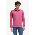 U.S. Polo Assn. Erkek Koyu Pembe Polo Yaka Basic Sweatshirt 50253121-VR167