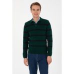 U.s. Polo Assn. Erkek Koyu Yeşil Kazak /triko 50315036-VR079 - XL