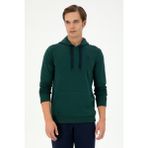 U.S. Polo Assn. Erkek Koyu Yeşil Sweatshirt 50289059-VR079