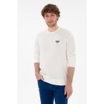 U.S. Polo Assn. Erkek Krem Sweatshirt 50290777-VR071