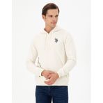 U.s. Polo Assn. Erkek Krem Sweatshirt 50293406-vr071
