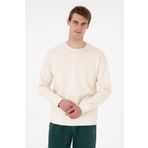 U.S. Polo Assn. Erkek Krem Sweatshirt 50293438-VR071