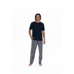 U.S. Polo Assn. Erkek Lacivert 3 Lü Pijama Takım - 18905