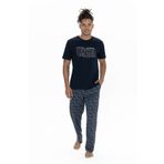 U.S. Polo Assn. Erkek Lacivert 3'lü Pijama Takımı - 18903