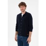 U.S. Polo Assn. Erkek Lacivert Basic Triko Hırka 50298272-VR033