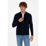 U.S. Polo Assn. Erkek Lacivert Basic Triko Hırka 50313721-VR033