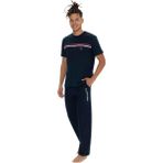 U.s. Polo Assn. Erkek Lacivert Bisiklet Yaka Kısa Kollu Pijama Takım