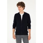 U.s. Polo Assn. Erkek Lacivert Hırka Triko 50292875-vr033