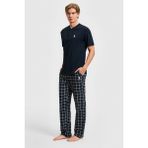 U.s. Polo Assn. Erkek Lacivert Pijama Takım 50326147-VR033