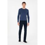 U.S. Polo Assn. Erkek Lacivert Slim Fit Kanvas Pantolon 50297841-vr033