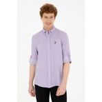 U.S. Polo Assn. Erkek Lila Uzun Kollu Gömlek 50283699-VR034