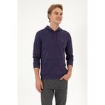 U.S. Polo Assn. Erkek Mürdüm Basic Sweatshirt 50313720-VR074