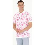 U.S. Polo Assn. Erkek Pembe Polo Yaka Tişört 50263426-VR041 - Pembe-01