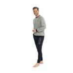 U.S. Polo Assn. Erkek Pijama Takımı, Çizgili, Lacivert, M Beden