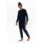 U.S. Polo Assn. Erkek Pijama Takımı,%100 Pamuk, Lacivert, S Beden
