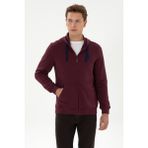 U.s. Polo Assn. Erkek Plum Hırka (Örme) 50307765-VR177 - 4XL