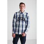 U.S. Polo Assn. Erkek Polarlı Pijama Takımı, Fermuarlı Yaka, Lacivert, M Beden