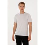 U.S. Polo Assn. Erkek Regular Fit Açık Gri Bisiklet Yaka Tişört 50300815-VR001 - 2XL