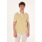 U.S. Polo Assn. Erkek Regular Fit Açık Haki Polo Yaka Tişört 50311937-vr183