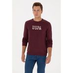 U.S. Polo Assn. Erkek Regular Fit Bisiklet Yaka Bordo Sweatshirt 50315536-VR177