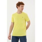 U.S. Polo Assn. Erkek Regular Fit Bisiklet Yaka Fıstık Yeşili Basic Tişört 50285294-VR087 - M