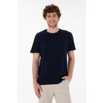 U.S. Polo Assn. Erkek Regular Fit Bisiklet Yaka Lacivert Basic Tişört 50305928-vr033